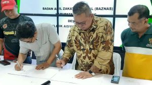 , Badan Amil Zakat Nasional (Baznas) Kabupaten Sumedang, kini melakukan kerjasama dengan Klinik Pratama Aisyiyah